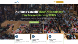 Criação de website Oktoberfest