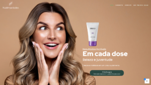 Criação de website Nutri Importados