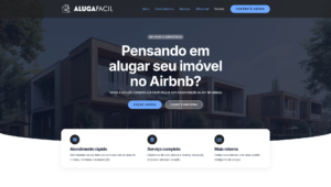 Criação de website Aluga Fácil Uruguaiana